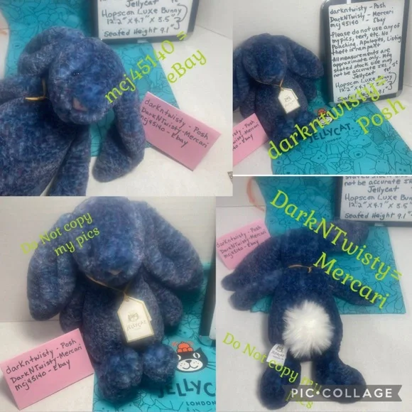 BNWT Jellycat Hopscone Luxe Bunny…soooo beautiful IRL Pics don’t do justice!